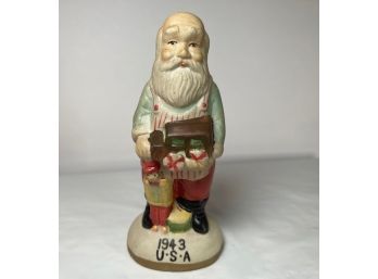 Vintage 1943 USA Ceramic Santa