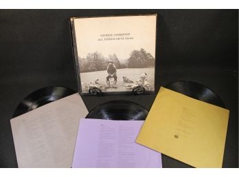 George Harrison All Things Must Pass 3 Lp Vinyl Record Set - STCH-639 First Pressing 1970