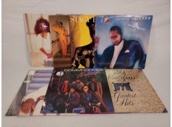 Nine Vintage Dance/soul Vinyl Albums-patti LaBelle, Teddy Pendergrass, Commodores & More (Lot 6)