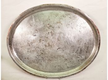 Vintage Wagner Ware Sidney O Large Aluminum Oval Platter 20