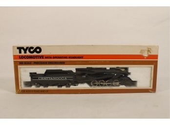 Vintage HO 256-15 Tyco 638 Steam Locomotive 0-8-0 & Chattanooga Tender