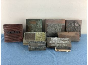 Lot Of 9 Ink Blocks