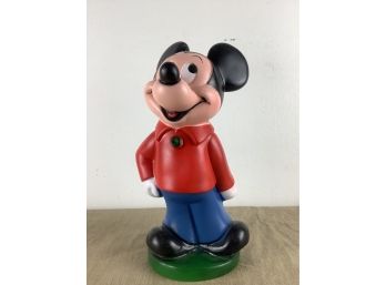 Vintage Plastic Mickey Mouse Coin Bank