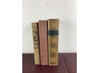 Lot Of 3 Vintage Books (1930s)