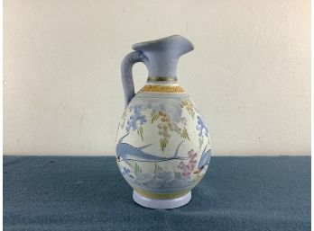 Hand Painted Dolphin Pitcher