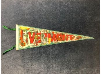 Vermont Felt Souvenir Pennant