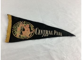 Small Central Park Zoo Felt Souvenir Pennant