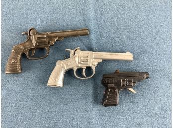 Lot Of 3 Vintage Cap Guns