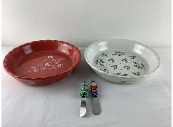 2 - 9' Holiday Pie Plates