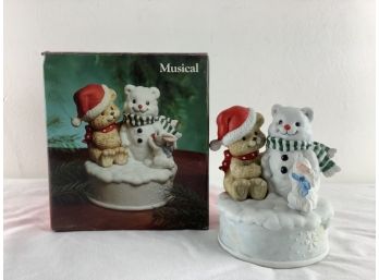 Christmas Heirloom Porcelain Musical Figure