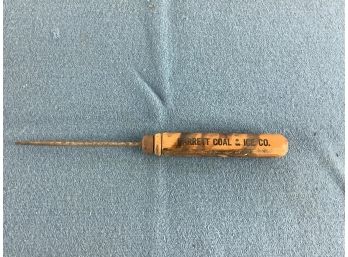 Vintage Barrett Coal & Ice Company Ice Pick