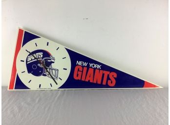 New York Giants Battery Operated Clock