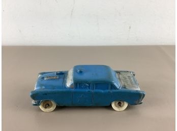 Vintage Blue Plastic Austin Police Toy Car