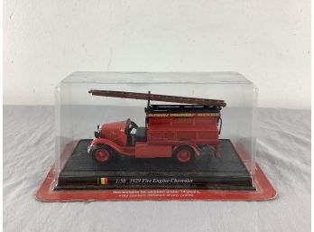 Del Prado 1929 Fire Engine Chevrolet 1:50 Scale Model In Original Packaging