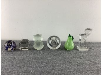 Lot Of 6 Paper Weights