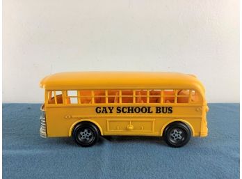 Plastic Gay School Bus