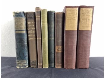 Lot Of 8 Vintage Books (1880 - 1899)