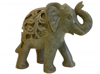 Carved Soap Stone Elephant