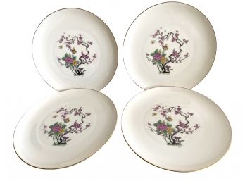 Four Vintage Ming Coupe By Lenox Dinner Plates 10'