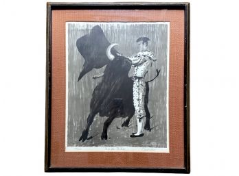 MCM 'Pose De Pecho' By Castillo Original Lithography 22' X 26'