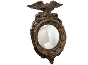 Mid Century Syroco Convex Eagle Mirror (A)