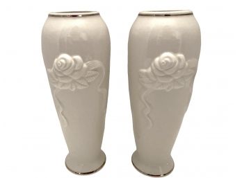 Pair Of Vintage Lenox Bud Vases