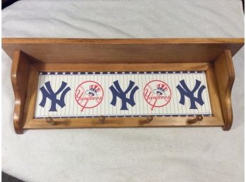 New York Yankees Shelf/coat Hanger