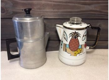 Pair Of Vintage Coffee Pots