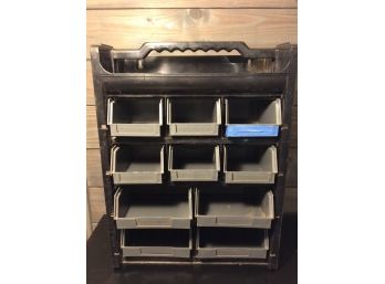 10 Drawer Hardware Caddie With Carrying Handle