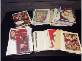 Box Of Vintage Christmas Cards And Envelopes