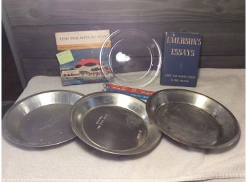 Vintage Assortment - Trays And Books