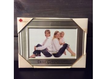 Three Generations 4x6 Picture Frame NEW