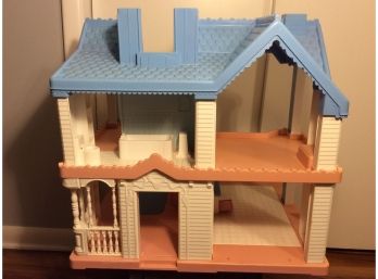 Large Child's Dollhouse With Accessories