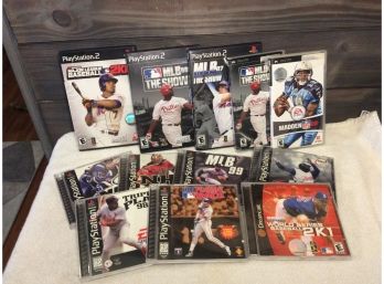 Assorted Sports Video Game Lot