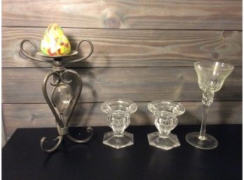 Set Of 4 Candle Holders