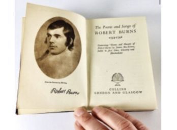 SPECIAL FIND CURIOUSLY UNDATED SMALL ANTIQUE LOVE VOLUME THE POETICAL WORKS OF ROBERT BURNS OLD BOOK