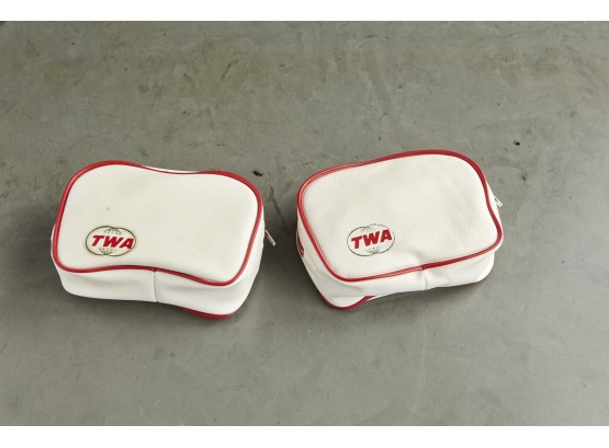 Two Collectible TWA Air Travel Sets, Not Used.