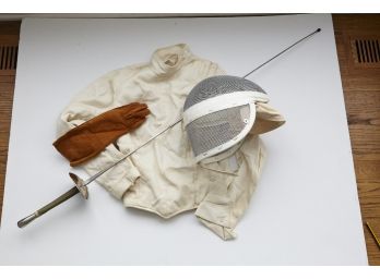 Fencing Equipment For Foil Fencing - Florett, Fencing Mask, Jacket, Glove And Carrying Bag