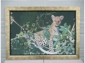 Acrylic Painting Of Cheetah Signed