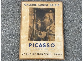 A Vintage Picasso Museum Print