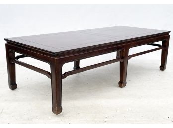 An Amazing Vintage Mahogany Chinoiserie Coffee Table