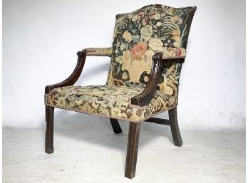 A Vintage Tapestry Covered Arm Chair