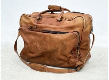 A Large Vintage Columbian Leather Bag