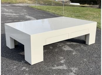 A Modern Lacquered Coffee Table