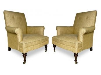 A Pair Of Arm Chairs By Mitchell Gold And Bob Williams (AS IS)