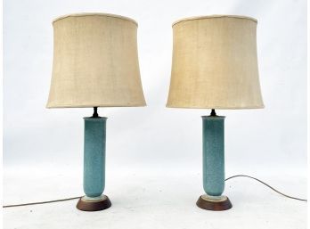 A Pair Of Mid Century Modern Accent Lamps