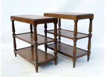 A Pair Of Vintage End Tables (AS IS)