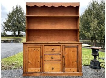 A Vintage Pine Hutch (AS IS)