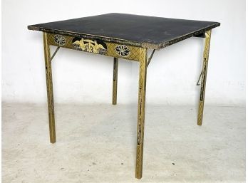 A Vintage Chinoiserie Card Table