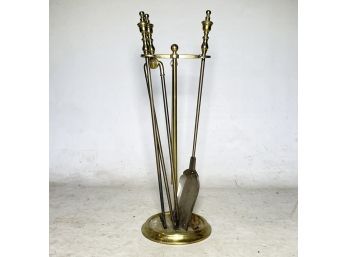 Vintage Brass Fireplace Tools